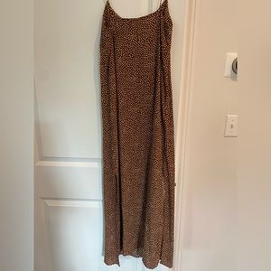 Brand new Mango brown and off white white maxi dress size 4